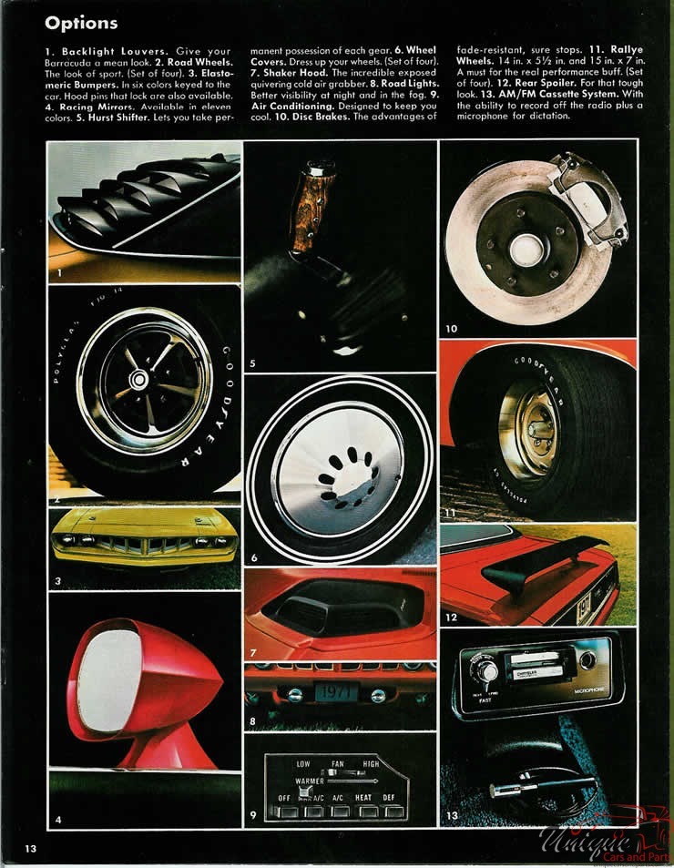1971 Plymouth Barracuda Brochure Page 7